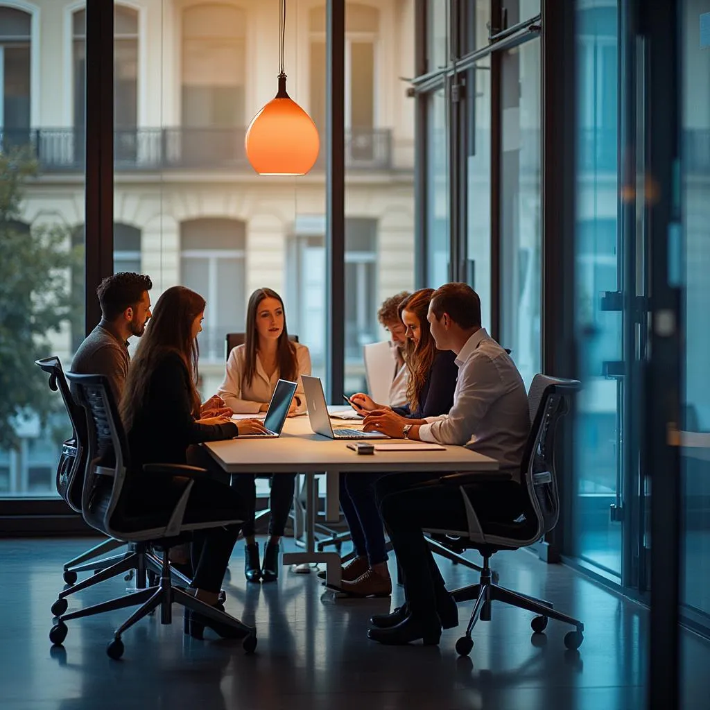 ConsultService team in their Paris office